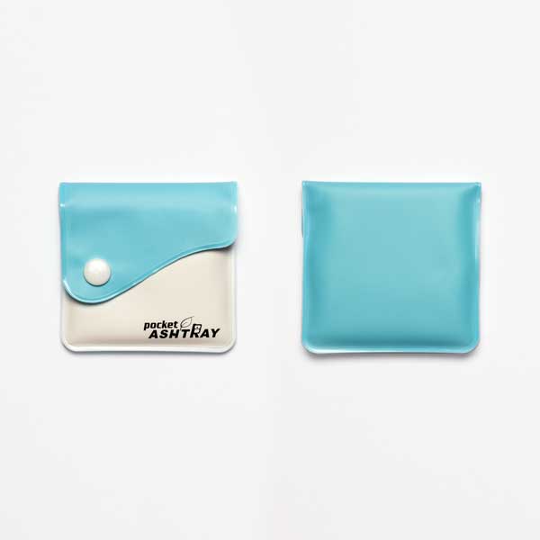 زیرسیگاری جیبی طبیعتگردی (آبی روشن)